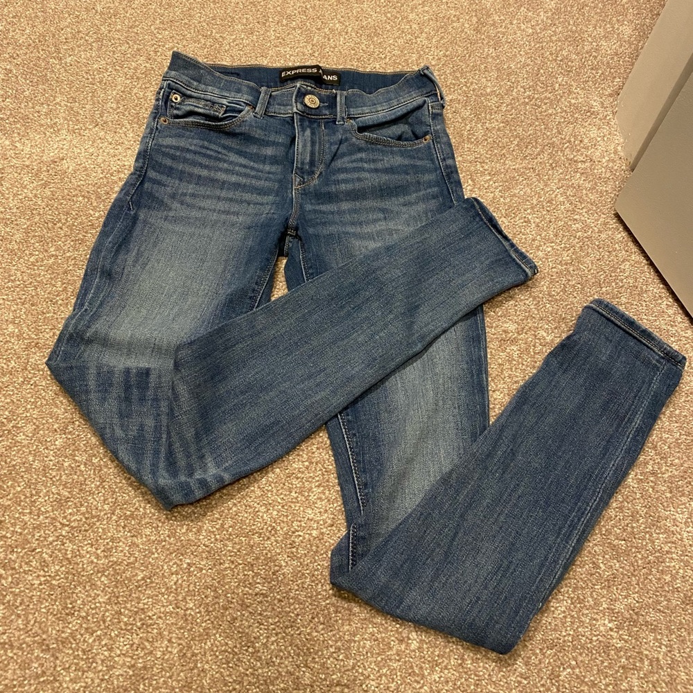 Express Jeans - Light wash, skinny jean